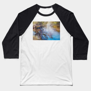 'Swirls & Ripples - Goulburn River' Baseball T-Shirt